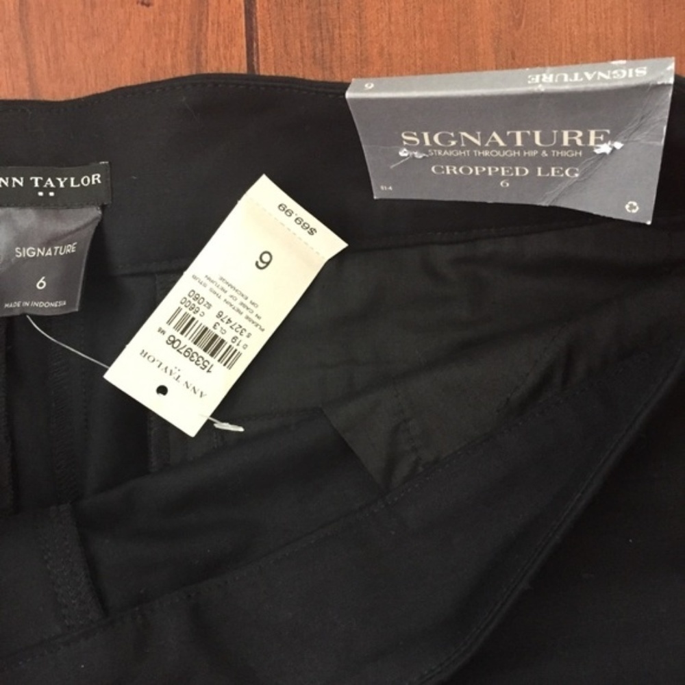 NWT Ann Taylor Signature Cropped Leg Pants 6 - Picture 5 of 7